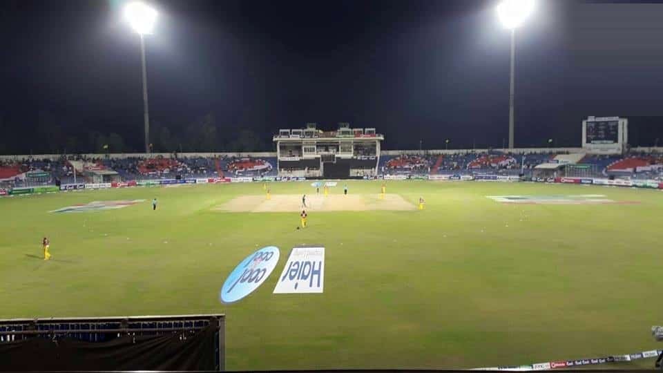 The Iqbal Stadium in Faisalabad where Gatting and Rana had an altercation.